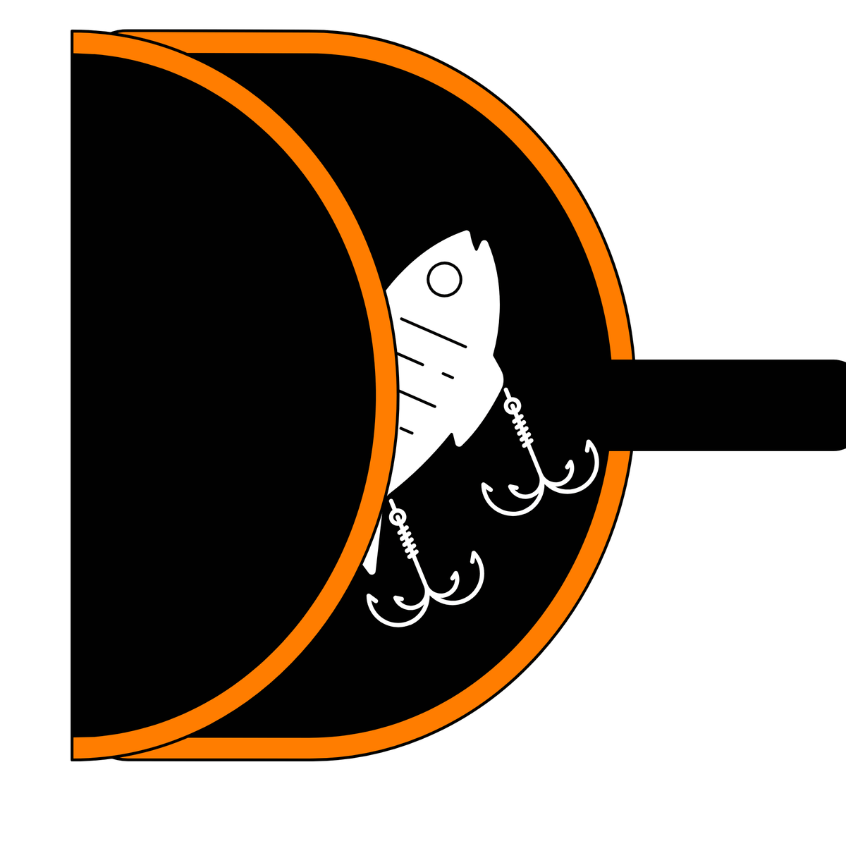 LureShield Fishing Lure Cover with its key features marked