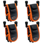Reel Armour Baitcaster Edition 4 pack showing four covers with thumb-rest handle slots